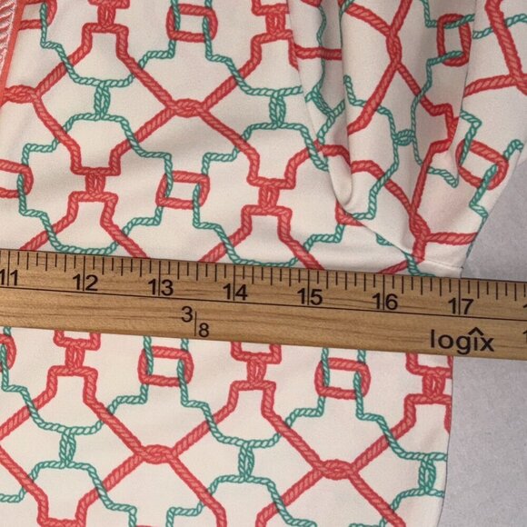 CABANA LIFE Napa Embroidered Split Neck Tunic- Mini Dress 3/4 Sleeve UPF 50 - S - Picture 7 of 9